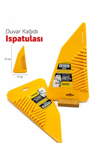 Duvar Kağıdı Ispatulası Esnek Pvc Uçlu Spatula 17 27 Cm -