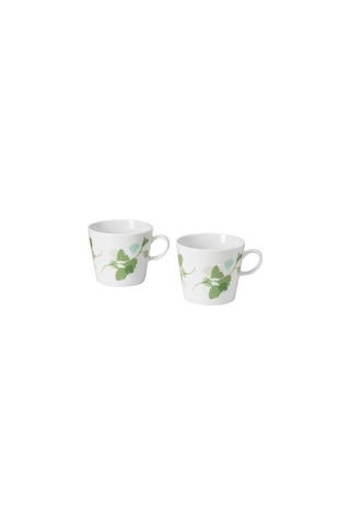 Ikea Stılenlıg Beyaz-yeşil 33 Cl Kupa Seti 2 Adet Beyaz - Yeşil