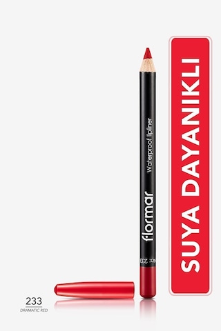 Flormar Dudak Kalemi - Waterproof Lipliner 233 Dramatic Red 8690604127665