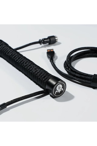 Gravastar Sarmal Aviator Usb To Type-c Mekanik Klavye Uyumlu Oyuncu Kablosu, 1.85m, Siyah