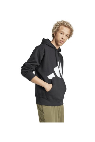 Adidas M Bl Fl Hd Erkek Spor Sweatshırt - In6159 Siyah