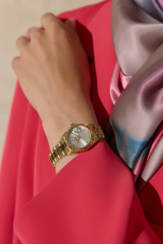 Bej/gold Accg1362 Oyster Kol Saati 28mm Bej/gold Altın