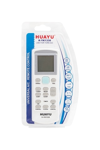 Huayu Kk K-yk1338 York Unıversal Akıllı Klima Kumandası