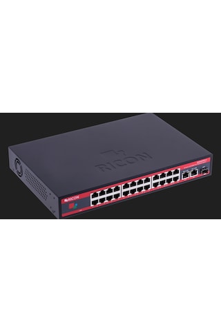 Ricon RSB2423FEP-U 24 Port Ethernet Power Over Ethernet Yönetilmeyen Switch
