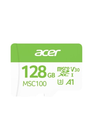 Acer Msc100 128gb Microsd U3 V30 A1 Aksiyon Kamera & Güvenlik Kamerası Uyumlu