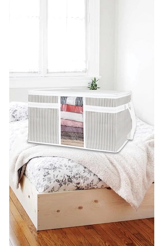 Pencereli Yastık Hurcu Hurç Gri