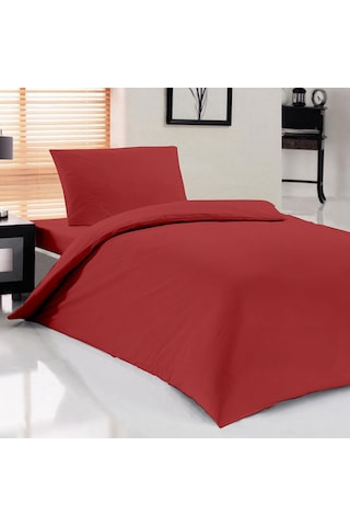 Çeyiz Diyarı Pure Tek Kişilik Nevresim Takımı Kırmızı (541542287)