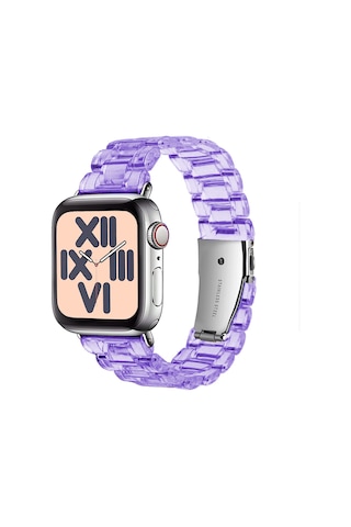 E2M Apple Uyumlu Watch 42-44mm KRD-22 Candy Leylak Kordon