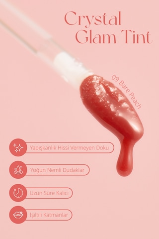 Clio Crystal Glam Tint 09 Bare Peach 09