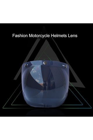 Novahub 2006 Modeli Motosiklet Anti-uv Retro Bubble Vizör - Uv Ve Buğu Önleyici Kask Lensi