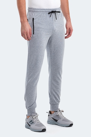 Slazenger Ofer In Erkek Fermuar Cepli Gri Eşofman Altı Gri