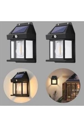 Helios 10w Solar Duvar Aplik Beyaz Işık Hs-4028