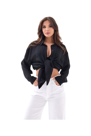 7423 Gömlek-siyah Si Yah