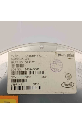 Bzx84b13au 13v 0.25w Sot323 Panjıt Zener Diyot 250 Adet
