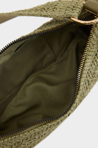 DeFacto Kadın Hasır El Çantası B9034AXNSGN2 Yeşil