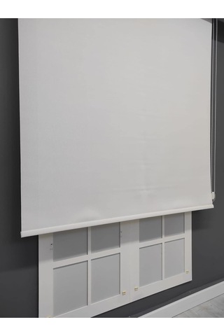 Beyaz Mat Polyester Stor 160x150 Çok Renkli