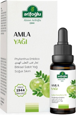 Arifoğlu Saf ve Doğal Amla Saç Bakım Yağı 10 ML
