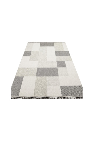 Eko Halı Oslo Osl 07 Grey Hav Toz Vermez Hasır Dokuma Modern Makine Halısı Gri 2