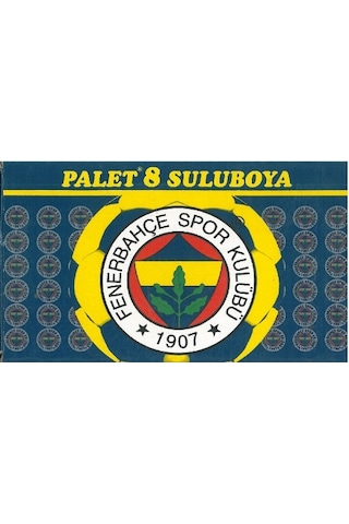 Palet Fenerbahçe Lisanslı 8 Renk Sulu Boya