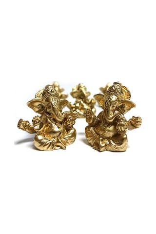 Cajuart Minyatür 5 Cm Hint Ganesh Fil Buda Biblo Teraryum Süs