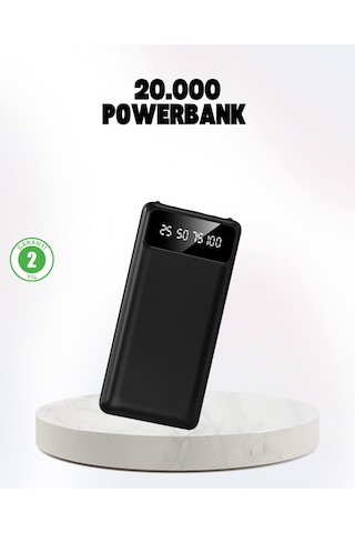 Çoklu Güvenlik Korumalı 20.000 Mah Powerbank Fener Özellikli 2408716