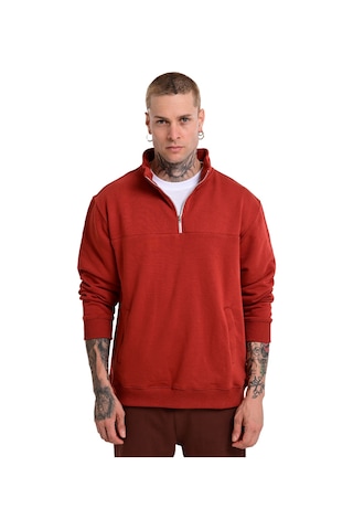Sportive Badajoz Erkek Turuncu Günlük Stil Sweatshirt 24ke016-krmt Turuncu