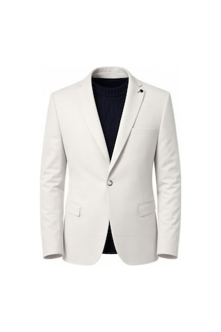 Plus Scorpion Taş Rengi Slim Fit Erkek Blazer Ceket Modern Ofis & Davet Stili Taş