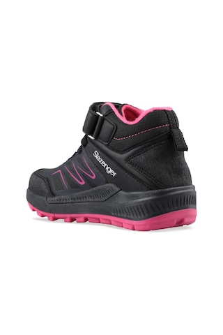 Slazenger KENTON I Çocuk Cırt Cırtlı Siyah / Fuşya Bot