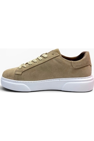 Brt Lf-050-26 Hakiki Süet Deri Anatomik Erkek Sneaker Kum