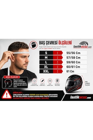 Ncr-160e Çene Açılır Gözlüklü E-ce Belgeli Kask Parlak Siyah