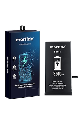 Morfide Apple Uyumlu iPhone 11 3510mah Yüksek Kapasiteli Batarya