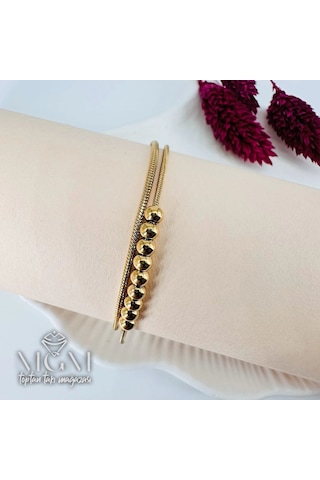 Mepa Gold Çelik Bileklikler 17+5 Cm Uzatma Payı - Kbl0120 Najmaddin Altın
