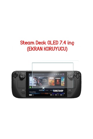 Steam Deck Oled 7.4 İnç Oyun Konsolu Nano Uyumlu Esnek Ekran Koruyucu