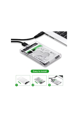 Harici Sabit Sürücüler Sata 3 İla Usb 3.0 2.5 İnç Hdd Ssd Sabit Disk Yerleştirme İstasyonu Muhafaza Hdd Kılıf