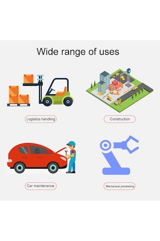 Sones 750g 12 Çift İşçi Koruma Aşınmaya Dayanıklı Pamuklu Eldiven Kalınlaştırılmış Şantiye Çalışma Eldiveni