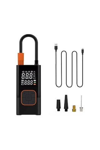 Dijital Kablosuz Usb 2 2000mah Göstergeli Oto Lastik, Bisiklet Hava Pompası Kompresörü