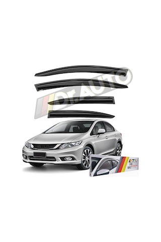 Honda Civic Fb7 2012-2016 Arası Cam Rüzgarlığı 4lü
