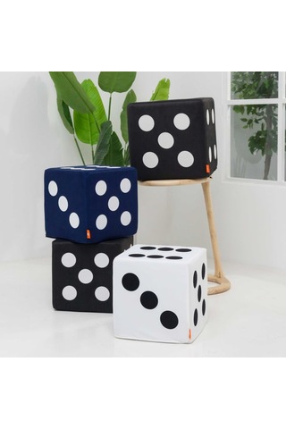 Missidea Minderkit Eğitici Zar Minder 33x33 Cm - Beyaz Anaokulu Ve Kreş Donanımı-1 Adet