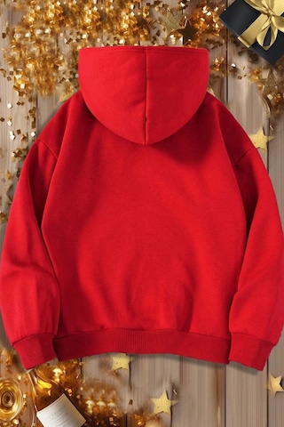 Çocuk Kalp Baskılı Sweatshirt Siyah