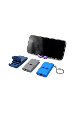 Anahtarlık Telefon Tutucu Katlanabilir Sert Plastik Taşınabilir Stand