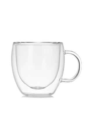 250 Ml Çift Cidarlı Cam Kupa