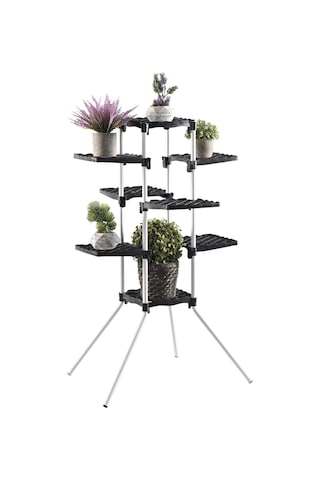 Sebro 8 Raflı Dekoratif Çiçek Standı Çiçek Bahçesi Saksı Standı Diğer