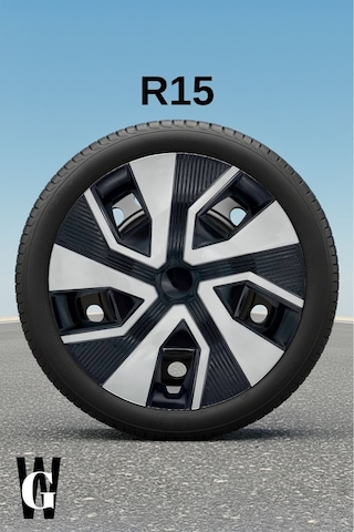 Renault Clio 15 İnç Jant Kapağı 4 Adet Siyah Gri C113