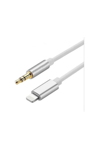 Apple Uyumlu iPhone iPad Lightning To 3.5mm Ses Çevirici Aux Kablo 1m