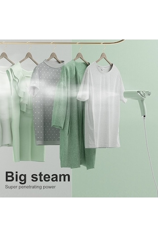 Createtech Taşınabilir 1000w Buharlı Ütü 100ml Çıkarılabilir Tank Hızlı Isınma Katlanabilir