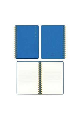 Melimelek Çizgili Defter Mavi Bez Ciltli - Ceyda Düvenci Mavi