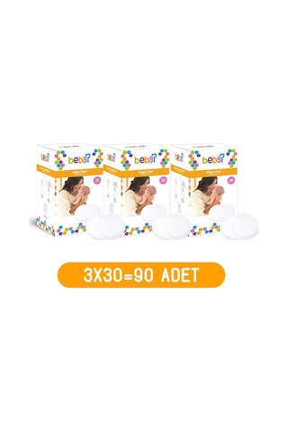 Bebsi Göğüs Pedi Seti 3lü Bulk