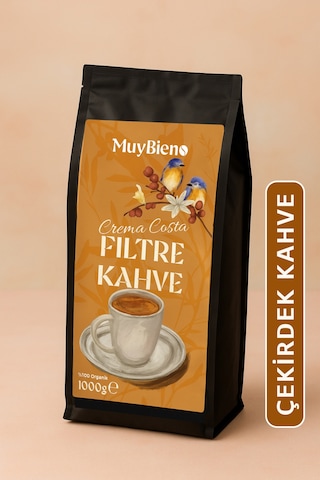 Crema Costa Filtre 1000 Gr Çekirdek Kahve Çekirdek Kahve