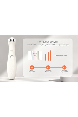 Touchbeauty Tb1883 Çok Fonksiyonlu Göz Çevresi Bakım Ve Masaj Cihazı Isı Ve Sonik Titreşim