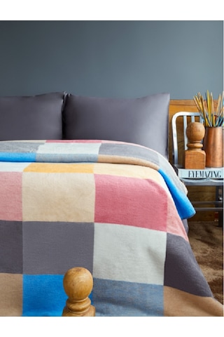 Sesli Home Lüks Peluş Battaniye 20222A Tek Kişilik 160 x 220 CM